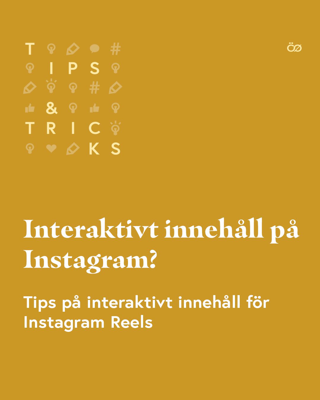 Skapa interaktivt innehåll på Instagram Reels